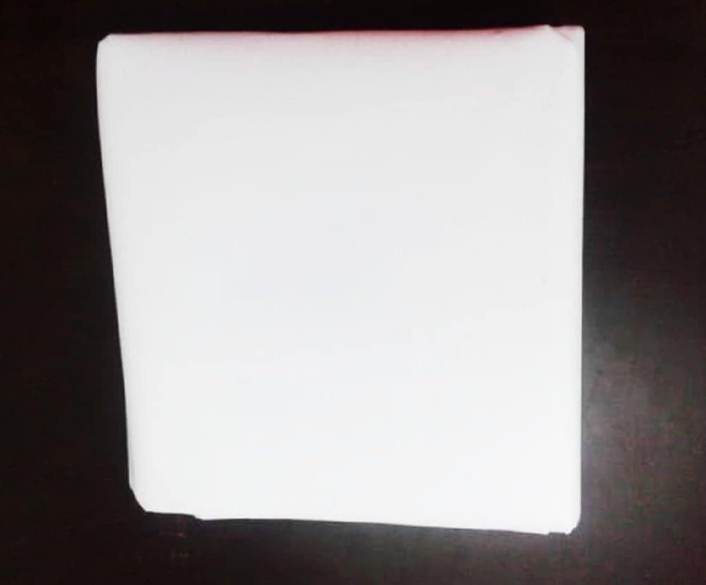 On Blow Hard Felt Cloth Solid Stiff Used in Art and Craft, Cutouts (White, 10 Meters) Pack of 1