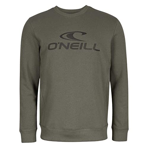 Sudadera O'Neill Crew, verde militar, normal para hombre, verde (verde militar),