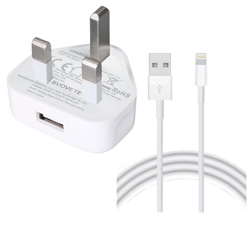 SVOVETE Charger Cable Compatible with IPhone 6 7 8 6S Plus 11 XR XS Max 5S 5 X 12 Mini SE.-1.5 Merter Cable