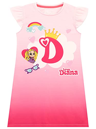 Love Diana Girls Nightdress Pink 7