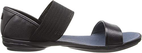 Camper Damen Right Nina Offene Sandalen mit Keilabsatz, Schwarz (Black), 39 EU