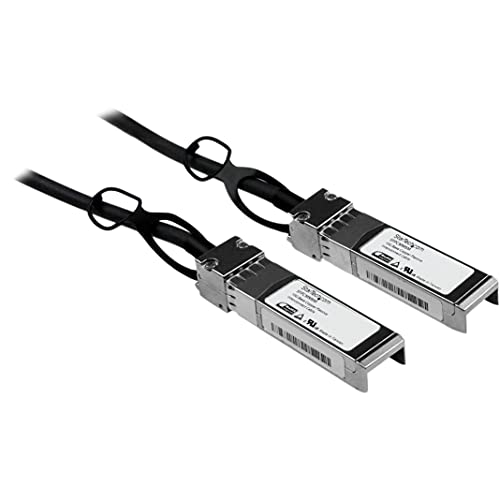 Câble SFP+ DAC StarTech.com SFPCMM5M compatible Cisco SFP-H10GB-CU5M de 5m pour liaison réseau