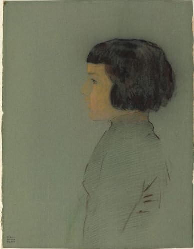 Impression d'art Art Tableau Jeune femme de profil en haute définition sur toile premium