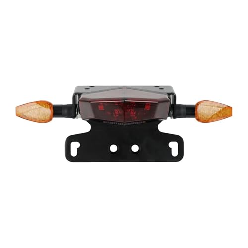 Lámpara traseras y luz de freno para motocicleta Suzuki DR-Z 400S con soporte de matrícula 7