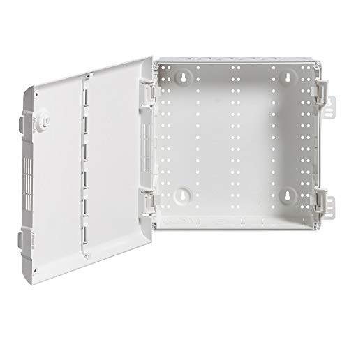 Leviton 14" Wireless Structured Media Center with Vented Hinged Door, 49605-14P, White by Leviton - Image 3