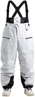 IMPHUT Ski Pants Snowboard Pants for Men, Baggy Snow Pants Insulated Waterproof Windproof, Mens Snow Bibs Overall