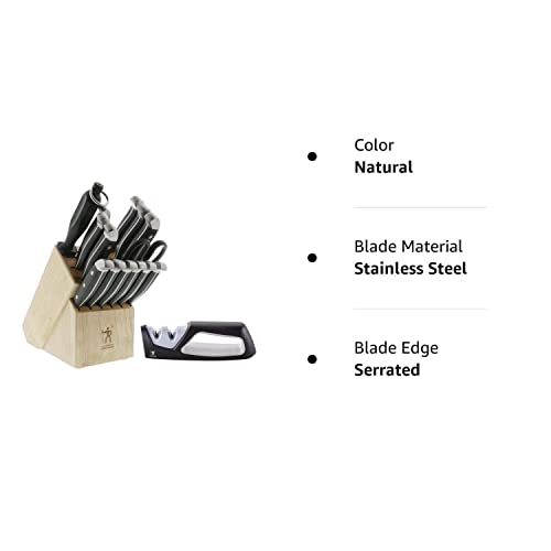 Henckels Statement 15pc Knife Block Set with sharpener All Knife Sets