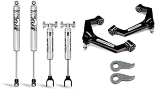 Precision Parts Cognito 3'' Performance Leveling Kit & Fox 2.0 IFP Shocks & Uniball Front Upper Control Arms Compatible with 2020-2022 Silverado/Sierra 2500HD/3500HD | SRW/DRW | 2WD/4WD (110-P0884)