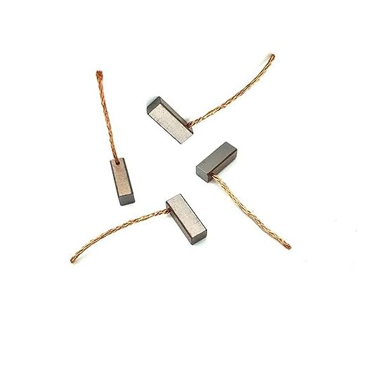 AKXSLCH 4PCS 4x4x10mm Carbon Brushes for Car Wiper Motor & Window Lifter Motor