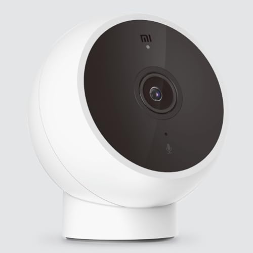Xiaomi Mi Camera 2K Magnetic Mount | Cámara de vigilancia Interior con WiFi 180º | Cámara de Seguridad con Resolución 2K | Cámara para Interior con Detección del Movimiento y Visión Nocturna