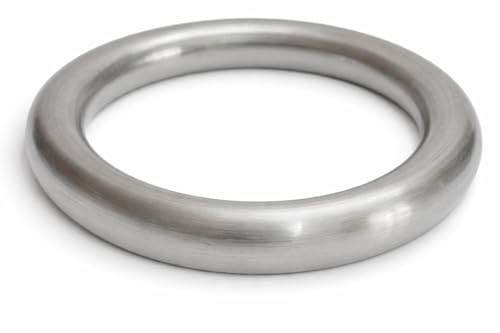 Image of Round Edges Sikh Punjabi Heavy Sarab Loh Iron Kara 360g | 15mm Thick Sikh Kada | Handmade Religious Bracelet.