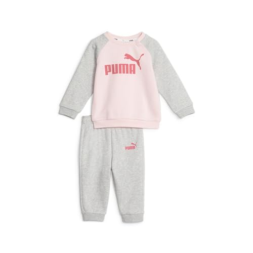 PUMA Pantalon de Jogging Bébé Survêtement Coton Souple Mixte Ess Raglan