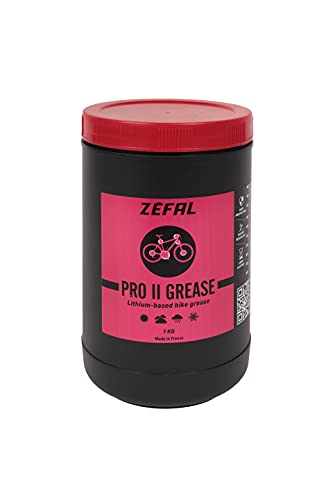 Graisse lithium vélo Zefal Pro-II lubrifiant noir fabriqué en France 1kg