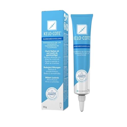 KELO-COTE - Tube 30 g – Gel zur Behandlung von Narben – Silikonformel – reduziert Rötungen & Juckreiz – wasserfest – transparent – klinisch bewiesen