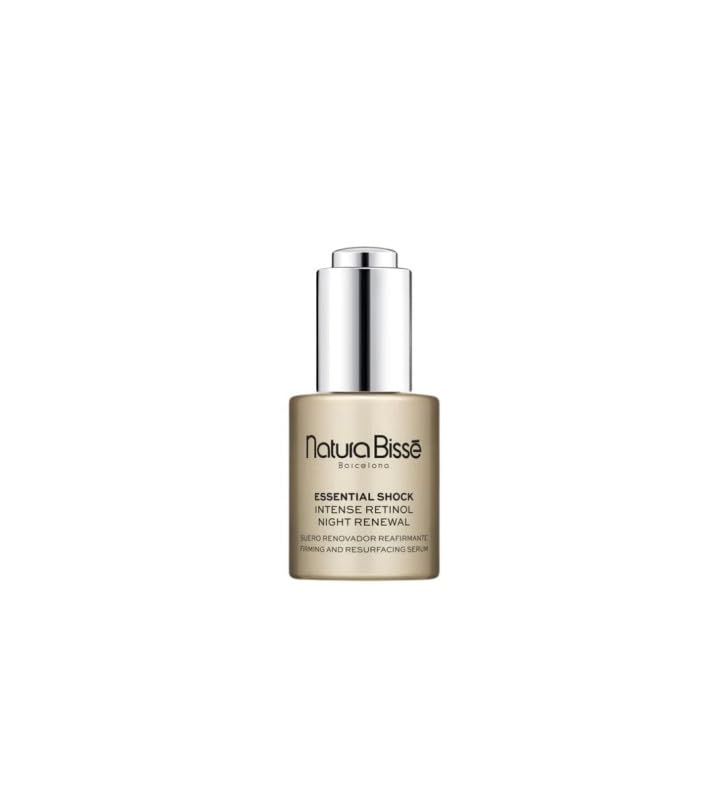 Natura Bissé Essential Shock Intense Retinol Night Renewal | Nachtreparaturserum mit Retinol, Bakuchiol, Glykolsäure, Kollagen und Matrixyl | 30 ml