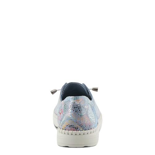 Spring Step Women's Garner Slip-On Sneakers - Floral Design, Removable Insoles, Leather Upper, Made in Turkey4