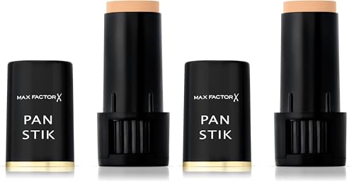 Max Factor Pan Stick Base de maquillaje Tono 13 Nouveau Beige - 9 gr (Paquete de 2)