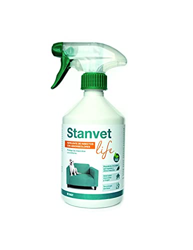 Stangest Spray Life | Spray Repelente de Insectos para Perros, Gatos y Hogar | Repelente Pulgas, Mosquitos, Garrapatas, Ácaros | Acaba con Malos Olores | 500 ml