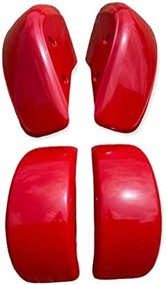 FL250 ODYSSEY FL 250 77-84 PLASTIC DESERT SAND FRONT AND REAR FENDER SET for HONDA (RED)