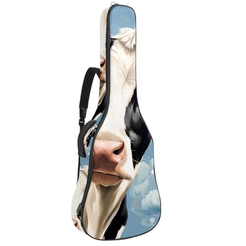Sac de guitare acoustique étanche 101,6 cm avec plusieurs poches de rangement