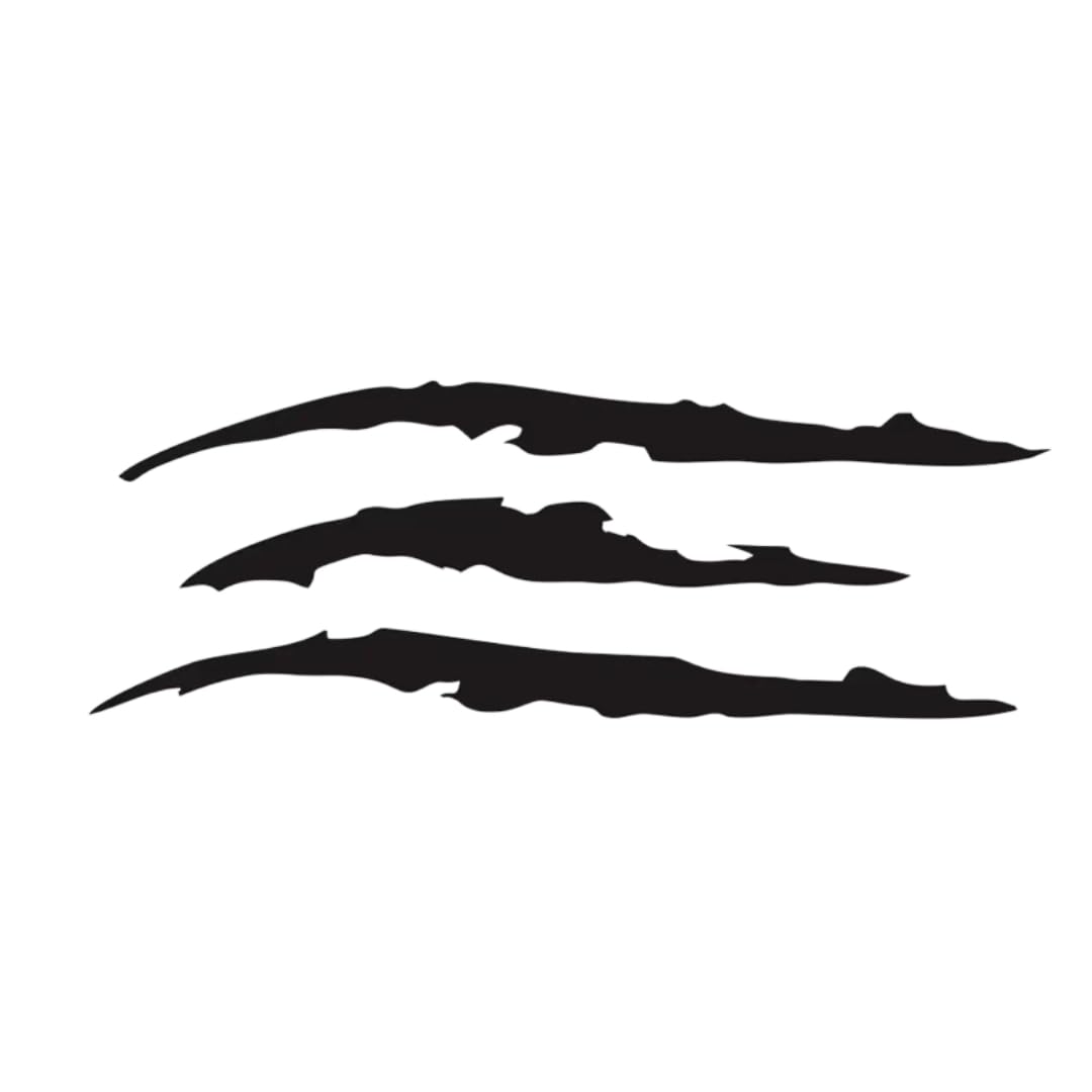 Xfaklianran for Car Stickers Car Hood Vinyl Sticker Creative Headlight Decor Decal Monster Claw Scratches Auto Decoration(Lights Hood Black)