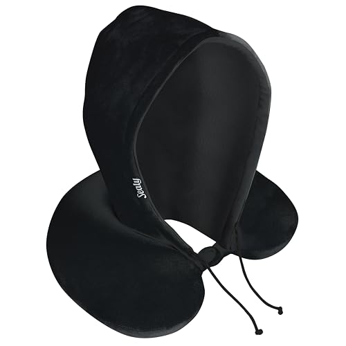 Almohada de Viaje con Capucha de Espuma Viscoelástica