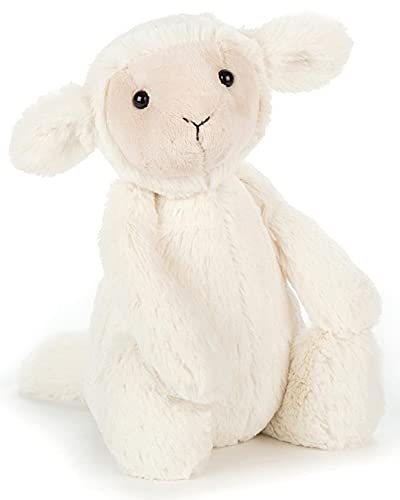 Jellycat Medium Bashful Lamb Collectable Plush Decoration