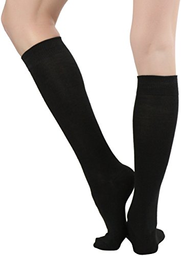 Image of ToBeInStyle Women's Pack of 6 or 12 Knee High Socks