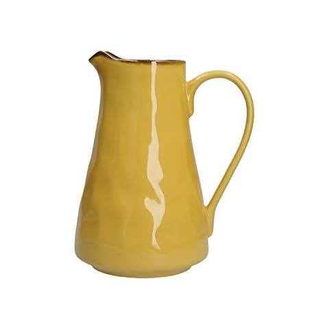 Rose & Tulips - Jug Ochre 1700cc - Home Furniture, Kitchen - Concert Line of Colors - Kitchen Bowls - Stoneware - 1.7 CC; 16.5xh23 cm Cover