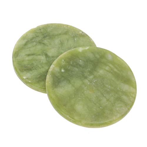 VICASKY 2pcs Jade Stones Pad Lash Tools Accessory Prevent Drying Fast Long-lasting