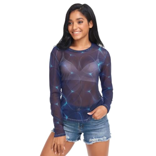 T-shirt soie glacée femme manches longues Wudan haut fluide polyvalent S-XXL