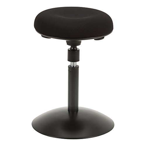 Image of Norwood Commercial Furniture Active Stool with Adjustable Height Pivot Round Seat, Black NOR-NIL1716F-BK-SO