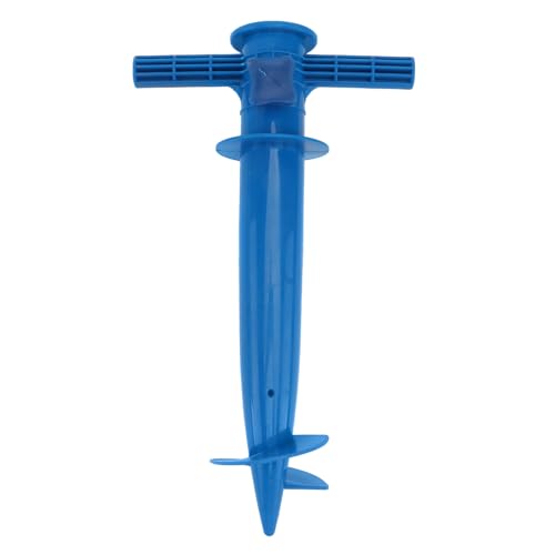 HYTROVE 2個 ビーチパラソル用プラスチック固定具 アウトドア傘アンカー 土や砂に強い設置簡単な用傘地面固定器 風に強い安定アクセサリー