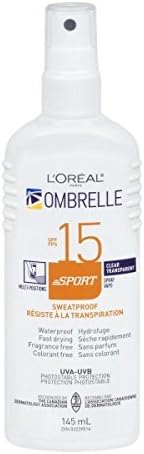 Sport Waterproof Clear Spray SPF 15 by Ombrelle