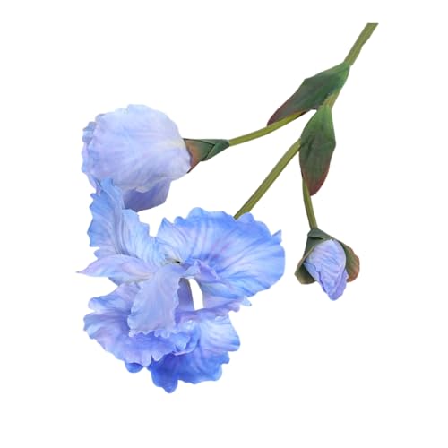 Mitoydoe 6612866128400D8792 Realistic Artificial Flower Iris Flowers Branch cover