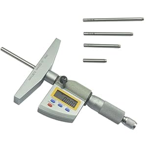 Hxzjuikl DIANZKFHAS699741 Cyfrowy Głębokościomierz 0-100 mm