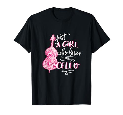 Cello Shirts for Girls Cellist Orchestra Cello Player Gifts T-Shirt