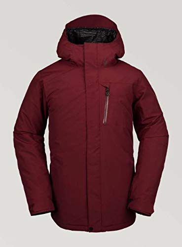 Volcom Men's L Insulated Gore-tex Breathable Snow Jacket, Burnt Red, Extra Large