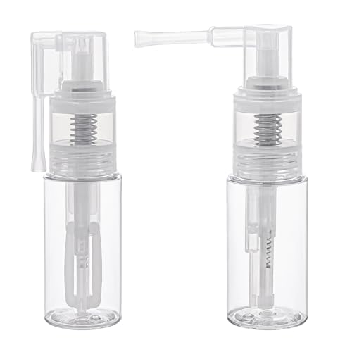 2-Pack 25ml Empty Powder Spray Bottles, Reusable Detachable Travel Bottles, Body Care Accessories for Face, Hair, Body, Nail