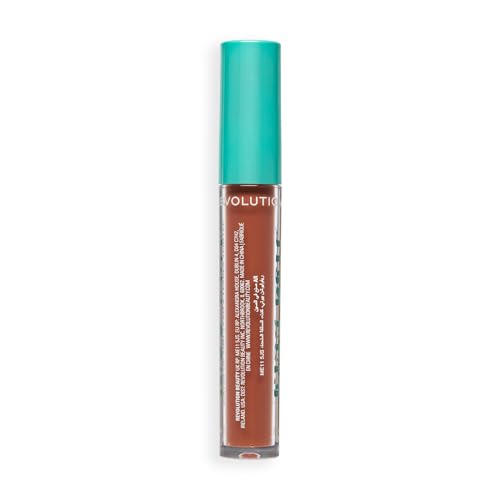 Image of Makeup Revolution Kiss Drip Water Lip Tint 3ml - Melon Mist | Sheer Buildable Glossy Lip Tint | Hydrating Formula with Shea Butter, Vitamin E & Hyaluronic Acid | Lightweight Dewy Finish
