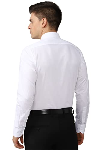Image of Van Heusen Men's Cotton Solid Slim Fit Shirt