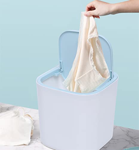 Portable Washing Machine, Mini Washer Small Bucket Washer Compact Washer, Ideal Laundry for Camping, RV, Dorm, Travel, Space Saving Lightweight and Easy to Carry (White)