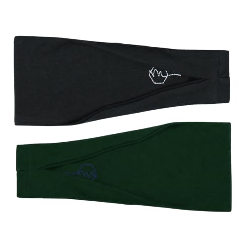 Image of Maven Thread Wide Workout Headbands for Women - Non-Slip Sweatbands for Gym, Running & Yoga
