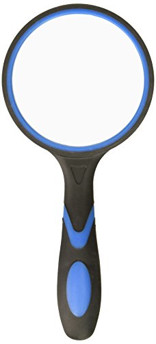 SE Rubberized Handheld 3x Magnifier - ML2111-3