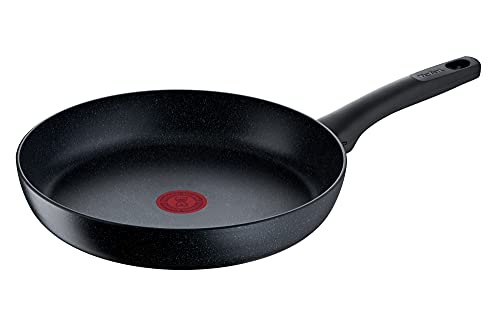 Tefal Black Stone Bratpfanne 28 cm, Mineralia+ Antihaftversiegelung, sicher, Thermo-Signal,...