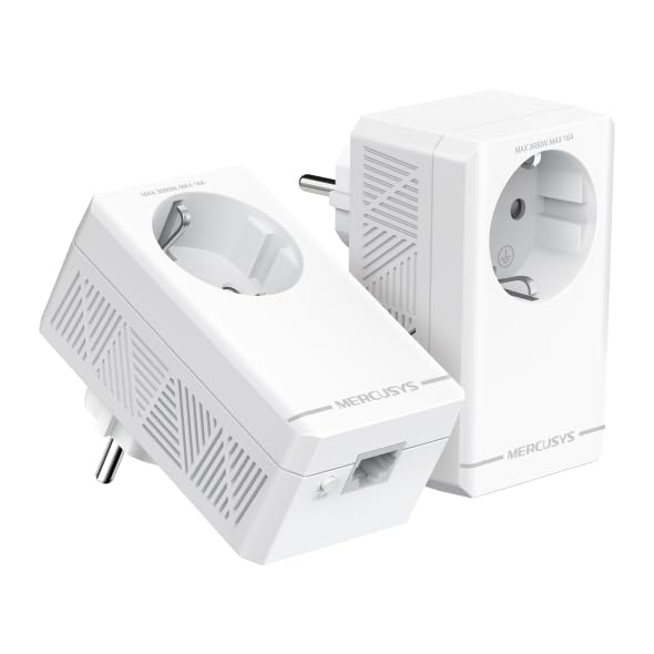 Mercusys TP-Link MP500P KIT Powerline Kit Homeplug AV2 con Presa...