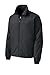 SPORT-TEK Unisex Full Zip Wind Jacket, Graphite, Small