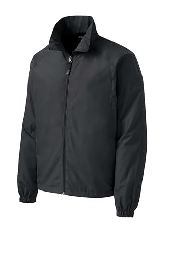 SPORT-TEK Men's Full Zip Wind Jacket3