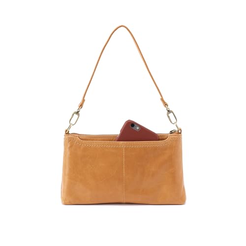 Image of HOBO Darcy Leather Convertible 3-in-1 Crossbody Bag with Removable & Adjustable Strap, Exterior Phone Slip Pocket