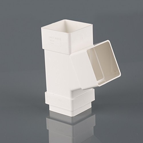 Brett Martin Squarestyle Downpipe 112.5 degree branch BR518W WHITE